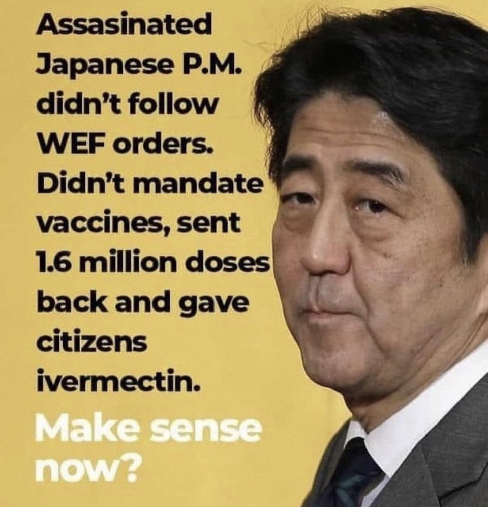 Assassinated Japanese PM wouldn't follow WEF orders. | image tagged in superhero,japanese prime minister | made w/ Imgflip meme maker