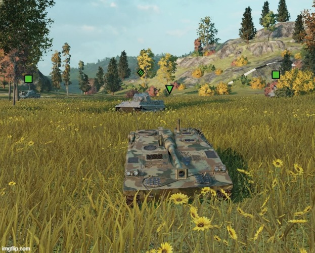 WoT Tiger 2 hiding in back | image tagged in wot tiger 2 hiding in back | made w/ Imgflip meme maker