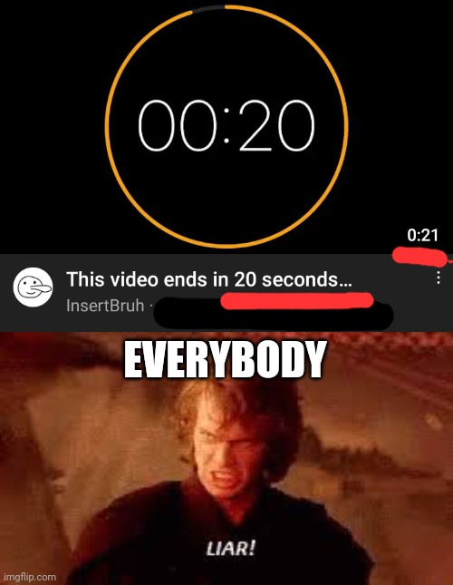 Hmm | EVERYBODY | image tagged in anakin liar,memes,youtube,funny | made w/ Imgflip meme maker