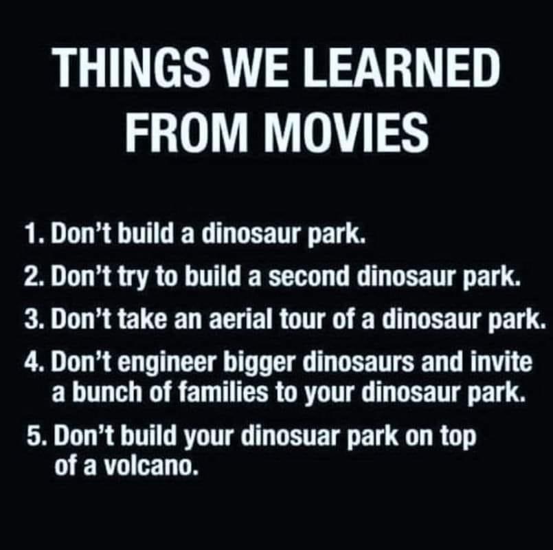 Things we learned from movies Blank Meme Template