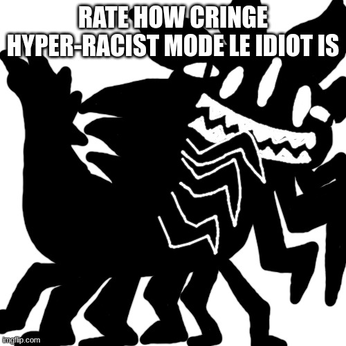 balls | RATE HOW CRINGE HYPER-RACIST MODE LE IDIOT IS | made w/ Imgflip meme maker
