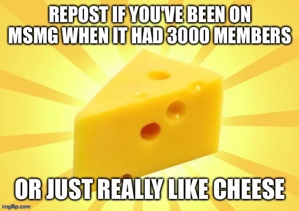 I was here like 2.5 weeks after it was made, so way below 3000(I also like cheese) | made w/ Imgflip meme maker