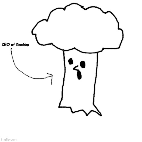 Blank Transparent Square Meme | CEO of Racism | image tagged in memes,blank transparent square | made w/ Imgflip meme maker
