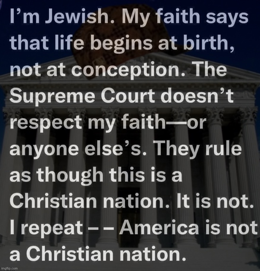 When SCOTUS says “religious freedom,” you know whose religion they’re talking about. | image tagged in scotus,supreme court,religion,conservative hypocrisy,hypocrisy,pro-choice | made w/ Imgflip meme maker