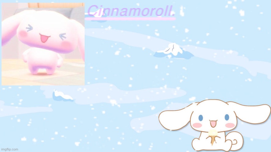 High Quality Cinnamoroll. Blank Meme Template