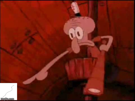 Squidward pointing | image tagged in squidward pointing | made w/ Imgflip meme maker