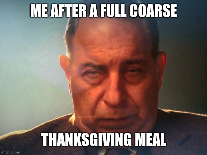 Never pause a movie.... | ME AFTER A FULL COARSE; THANKSGIVING MEAL | image tagged in funny | made w/ Imgflip meme maker