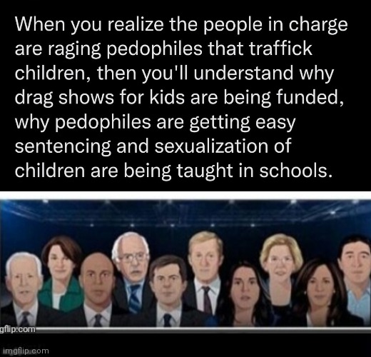 Pedocrats | image tagged in crooked democrats,black box meme | made w/ Imgflip meme maker