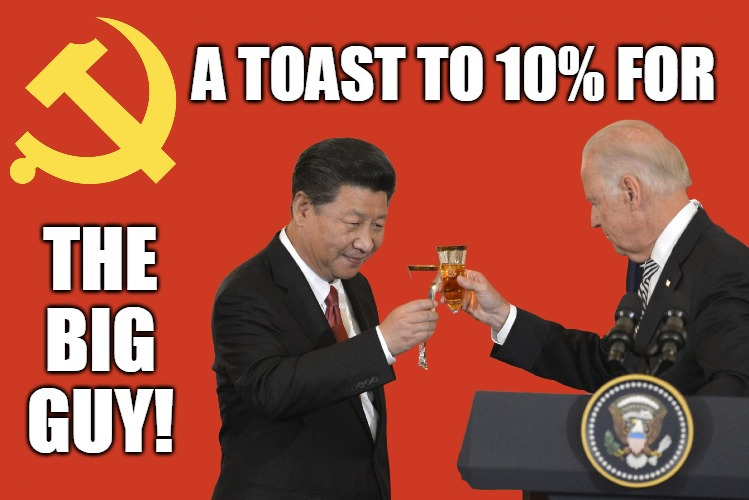 Biden and Xi Jinping Blank Meme Template