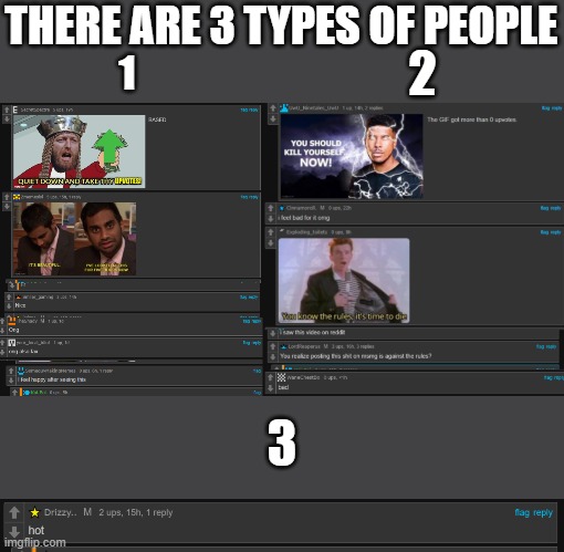 THERE ARE 3 TYPES OF PEOPLE; 2; 1; 3 | made w/ Imgflip meme maker