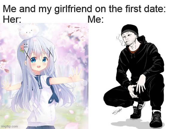 My and my GF | image tagged in fun | made w/ Imgflip meme maker