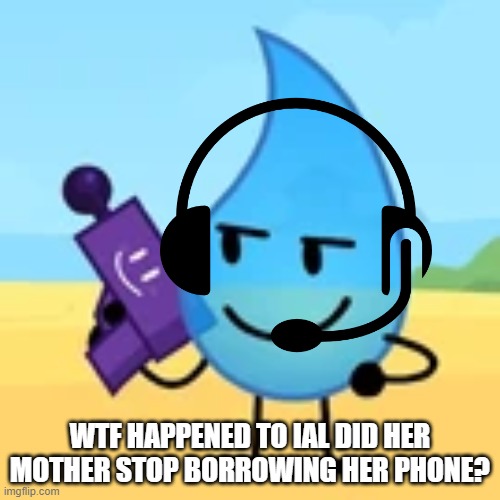 teardrop gaming | WTF HAPPENED TO IAL DID HER MOTHER STOP BORROWING HER PHONE? | image tagged in teardrop gaming | made w/ Imgflip meme maker