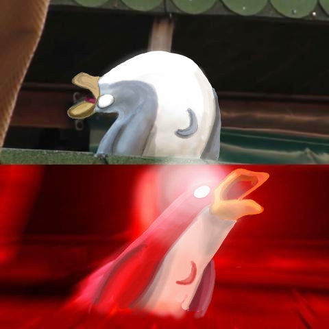 wassie seagull cry Blank Meme Template