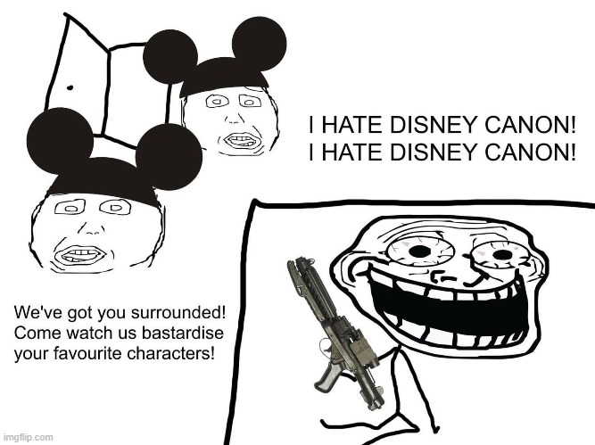 image tagged in i hate the antichrist,disney killed star wars | made w/ Imgflip meme maker