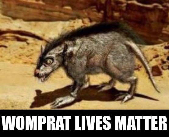 WOMPRAT LIVES MATTER | made w/ Imgflip meme maker