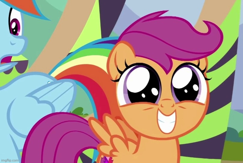 Cutealoo | image tagged in scootaloo,my little pony friendship is magic | made w/ Imgflip meme maker