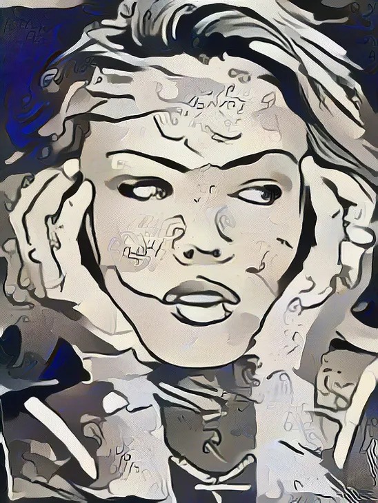 Kim Wilde AI art Blank Meme Template