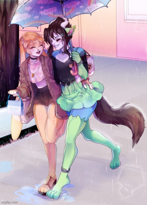 Boys going shoppin' (By Yuukari-nee) | image tagged in furry,femboy,cute,adorable | made w/ Imgflip meme maker