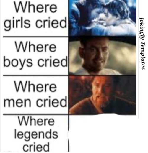 High Quality Where Legends Cried Blank Meme Template