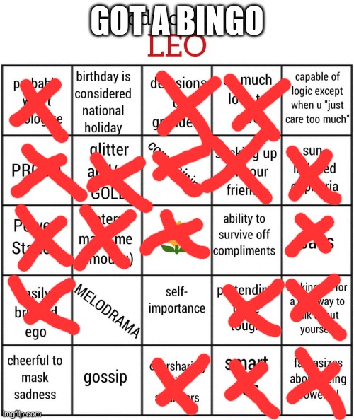 meme8 | GOT A BINGO | image tagged in leo bingo,leo | made w/ Imgflip meme maker