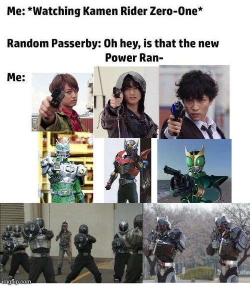 Begin Perfect Shot, All Shots Fired. | image tagged in kamen rider | made w/ Imgflip meme maker