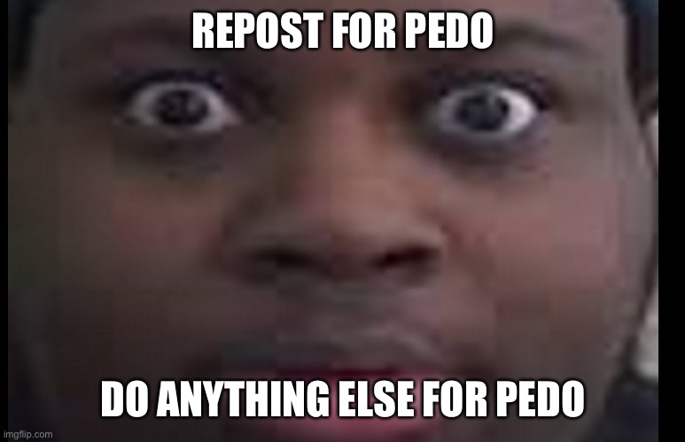 edp stare | REPOST FOR PEDO; DO ANYTHING ELSE FOR PEDO | image tagged in edp stare | made w/ Imgflip meme maker