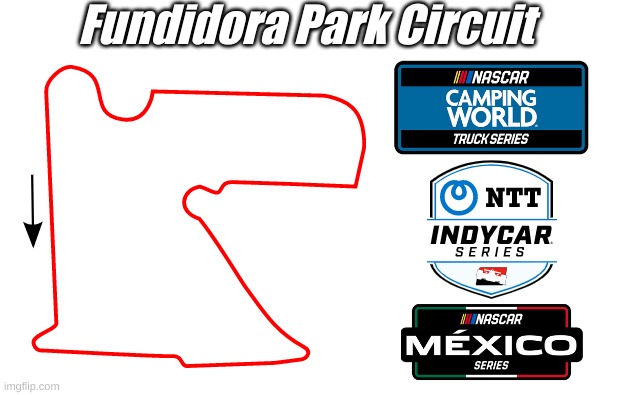the new Fundidora Park street circuit that will host car racing events in 2023 | Fundidora Park Circuit | image tagged in nascar,indycar,auto racing,motorsport | made w/ Imgflip meme maker