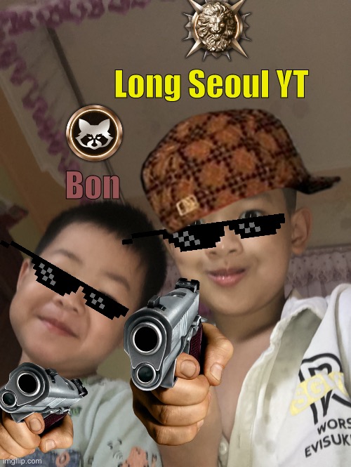 Tao và em trai tao | Long Seoul YT; Bon | image tagged in tao v em trai tao | made w/ Imgflip meme maker