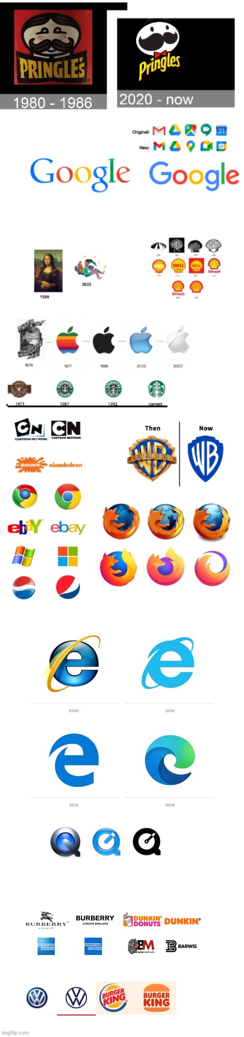 What's up with the simplification of logos? Everything's so bland now | image tagged in logos | made w/ Imgflip meme maker