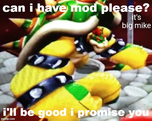 please? | can i have mod please? i'll be good i promise you | made w/ Imgflip meme maker