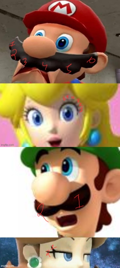 lashes | image tagged in logic luigi,princess daisy | made w/ Imgflip meme maker