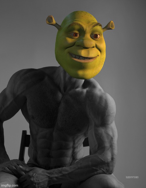 Giga Shrek on Make a GIF