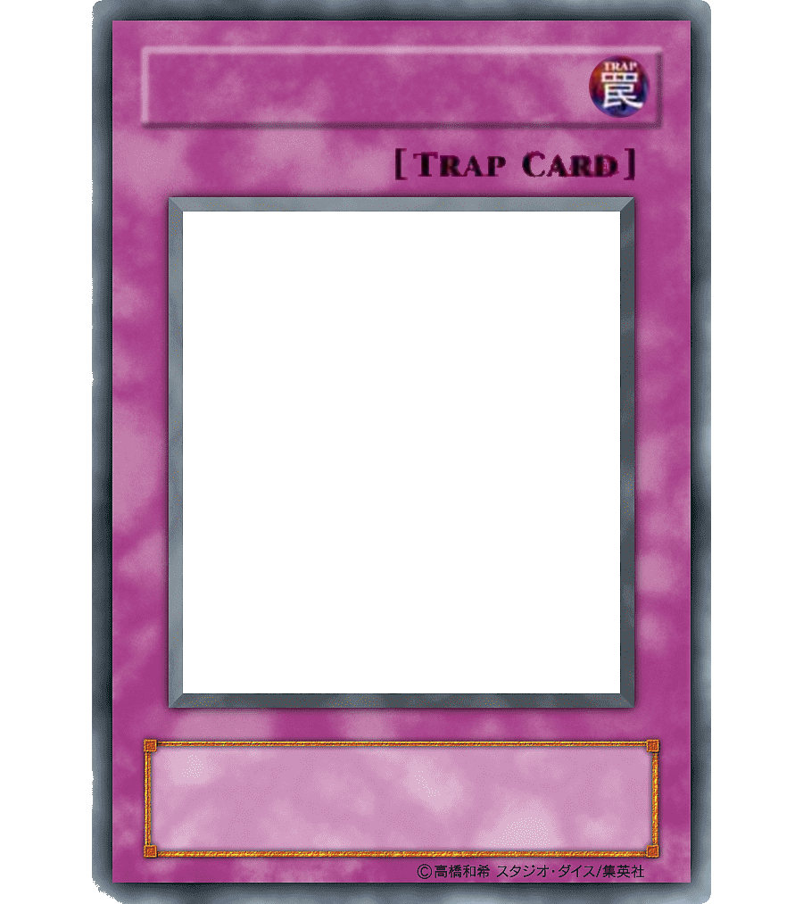 Trap Card Blank Template Imgflip