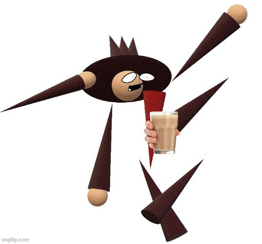 Me when choccy milk | image tagged in bambi,hellbreaker,choccy milk,have some choccy milk,strident crisis,dave and bambi | made w/ Imgflip meme maker