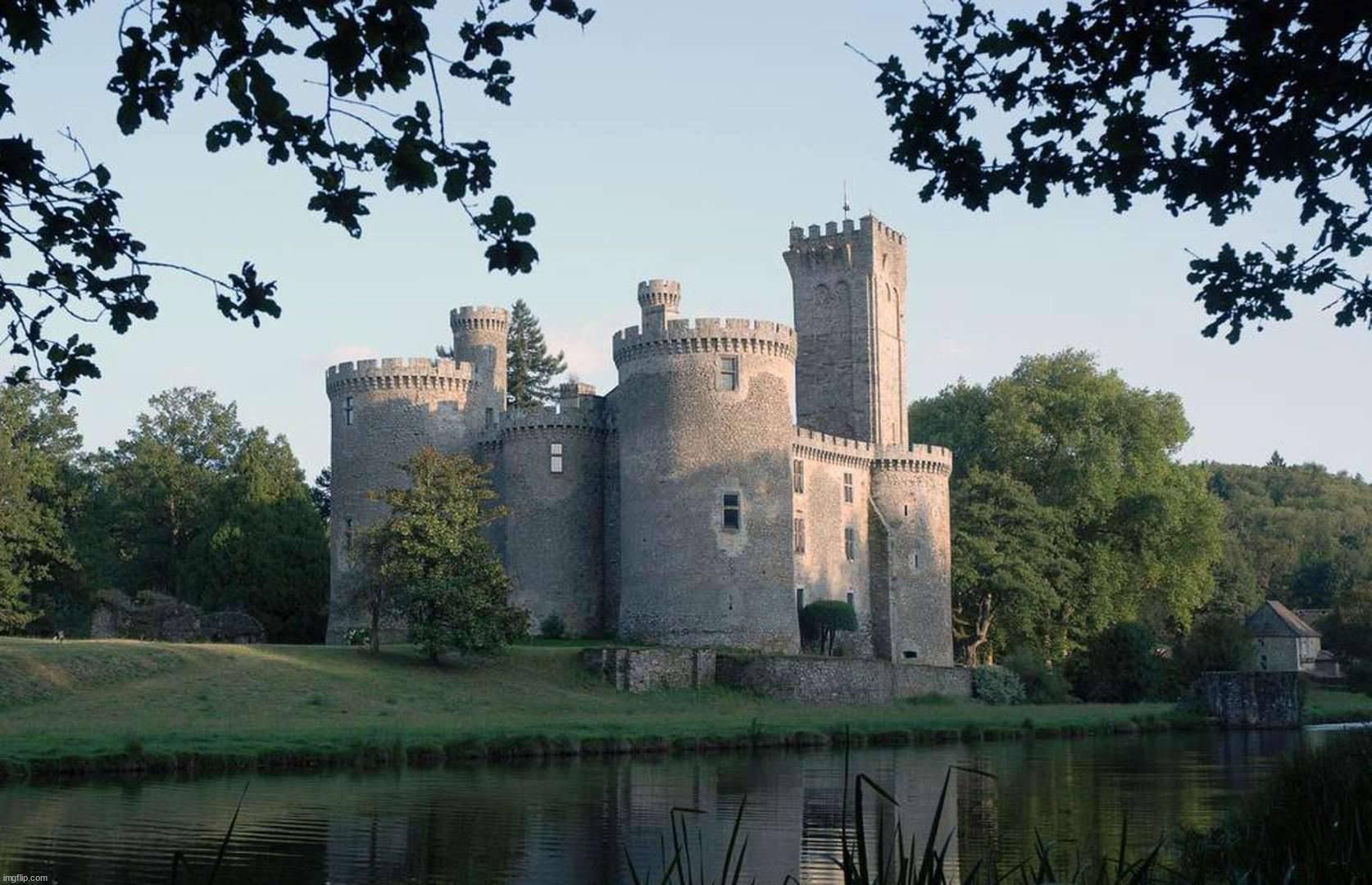 Château de Montbrun, France | image tagged in awesome | made w/ Imgflip meme maker