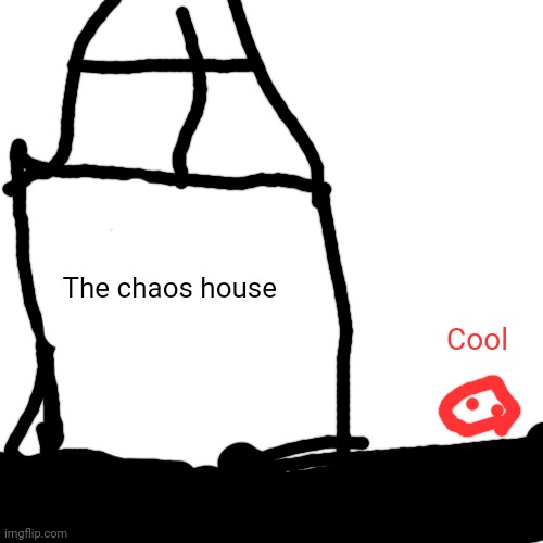 Blank Transparent Square Meme | The chaos house; Cool | image tagged in memes,blank transparent square | made w/ Imgflip meme maker