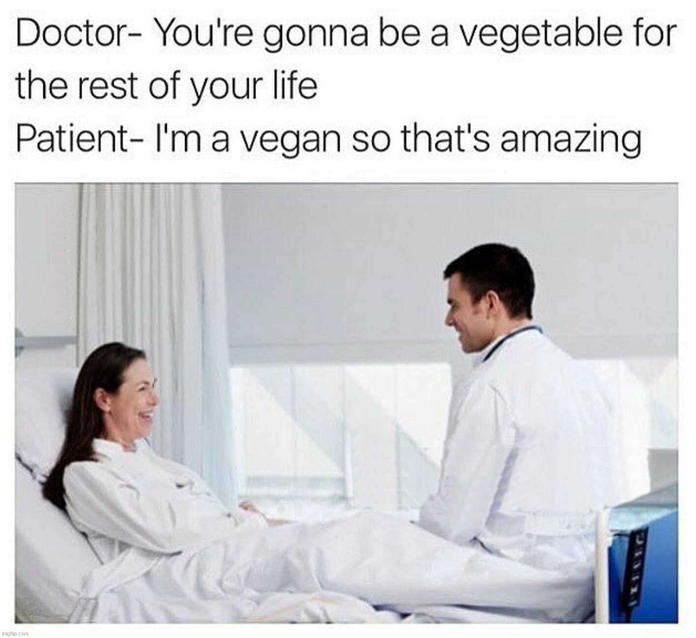 When you are really committed | image tagged in veganism,commitment | made w/ Imgflip meme maker
