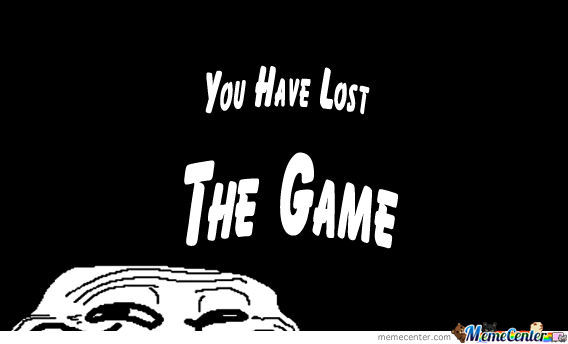 High Quality You lost the game Blank Meme Template