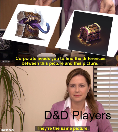 They're The Same Picture Meme | D&D Players | image tagged in memes,they're the same picture | made w/ Imgflip meme maker
