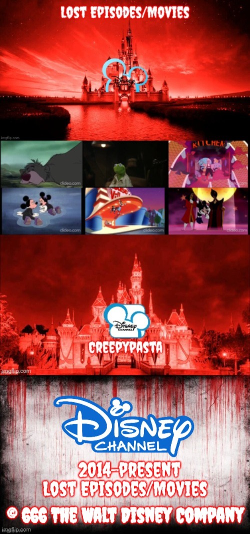 High Quality Disney Channel (Latin American and Germany) Creepypasta Review Blank Meme Template