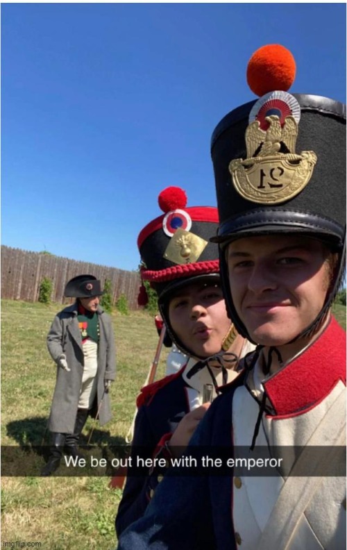 Photo of Napoleon's forces at Waterloo, 1815 | made w/ Imgflip meme maker