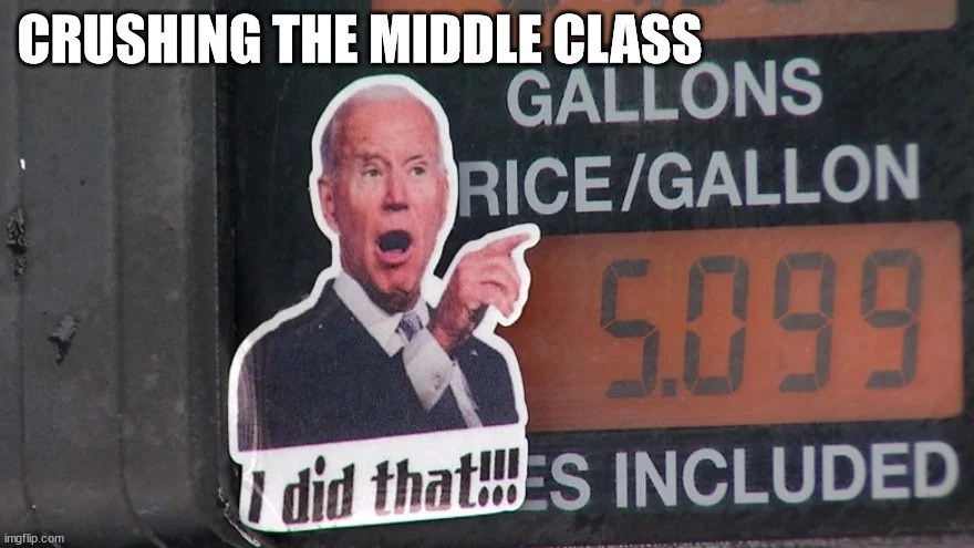 US Workers Have Lost $3,400 In Annual Wages Due To Biden’s Inflation | CRUSHING THE MIDDLE CLASS | image tagged in dementia,joe biden | made w/ Imgflip meme maker