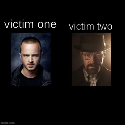 "the walter documents" -Stephanie from game theory, 2022 | victim two; victim one | made w/ Imgflip meme maker