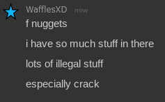 WafflesXD on crack Blank Meme Template