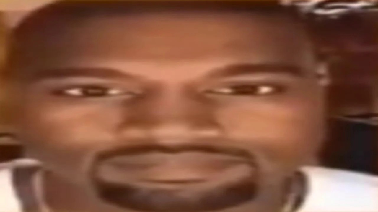 Kanye west staring Blank Meme Template