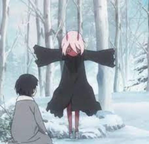 t pose zero two child | image tagged in t pose zero two child | made w/ Imgflip meme maker