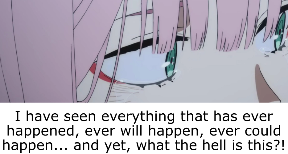 zero two yet what the hell is this Blank Meme Template