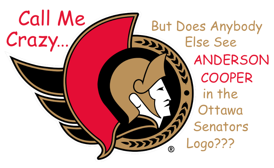 High Quality Ottawa Senators Logo Anderson Cooper Meme Blank Meme Template