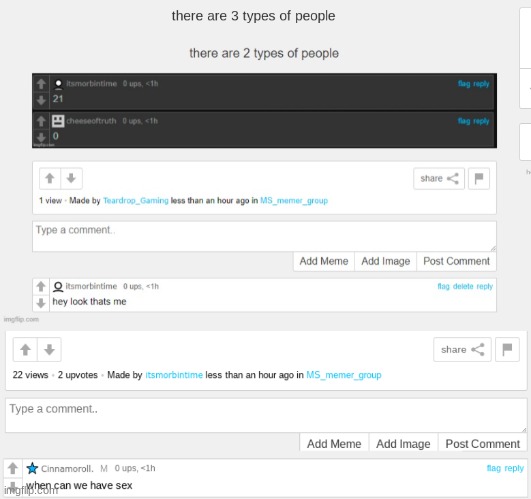 there are 4 types of people | made w/ Imgflip meme maker