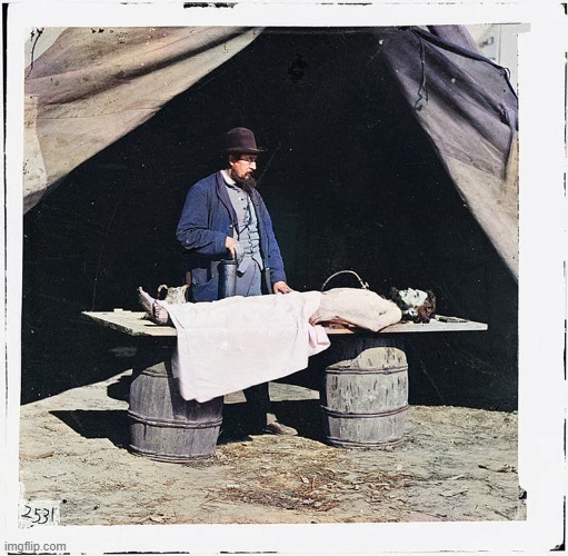 Embalming during the Civil War | made w/ Imgflip meme maker